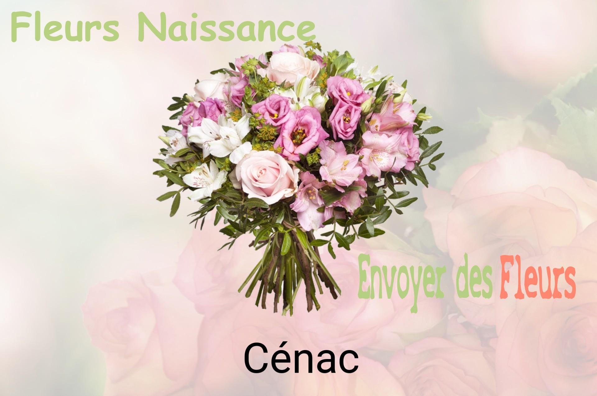 Bouquet de fleurs de naissance livré à Cénac